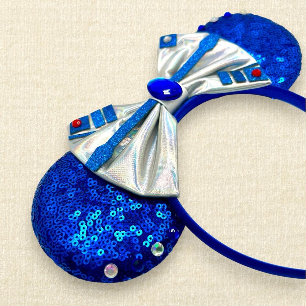 R2-D2 Star Wars Droid Minnie Ears | Disney-Inspired Mouse Ears - Picture 3 of 4
